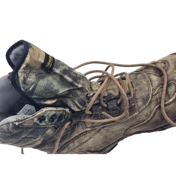 Cabelas Boots Mens 9.5D Thinsulate Ultra Hunting Boots Camo Hiking 81-2160 - Picture 5 of 16